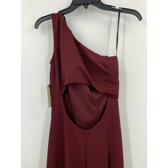 BHLDN Katie May Gwyneth One Shoulder Crepe  Dress - Picture 5 of 9